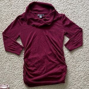 A Pea in the Pod Deep Red Sweater
